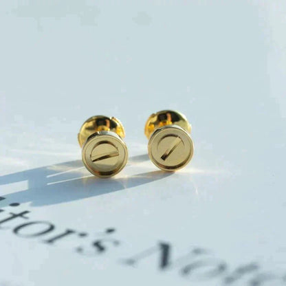 [Luna Brilliance]LOVE EARRINGS GOLD 10MM