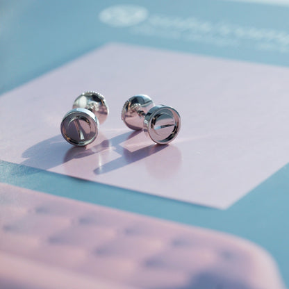 [Luna Brilliance]LOVE EARRINGS SILVER 10MM