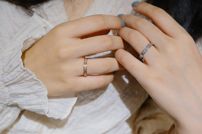 [Luna Brilliance]LOVE RING 2.65MM DIAMOND