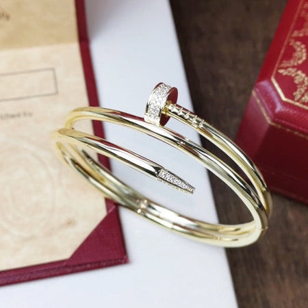 [Luna Brilliance]JUSTE BRACELET 3.5MM DOUBLE ROW DIAMOND