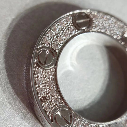 [Luna Brilliance]LOVE NECKLACE ADJUSTABLE SILVER