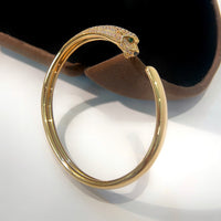 [Luna Brilliance]PANTHERE GOLD DIAMOND OPEN BRACELET