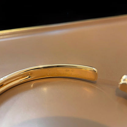 [Luna Brilliance]PANTHERE GOLD OPEN BRACELET