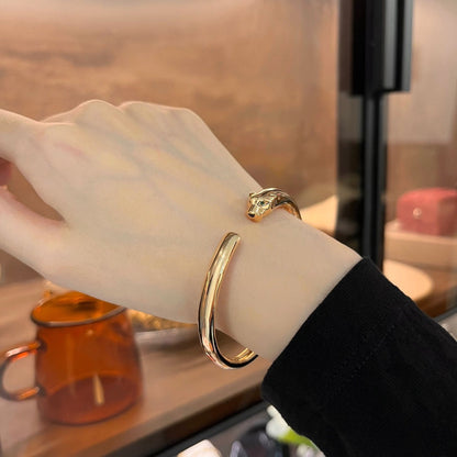 [Luna Brilliance]PANTHERE GOLD OPEN BRACELET