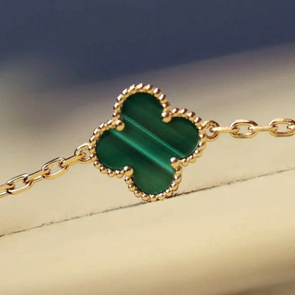 [Luna Brilliance]CLOVER 20 MOTIFS MALACHITE GOLD