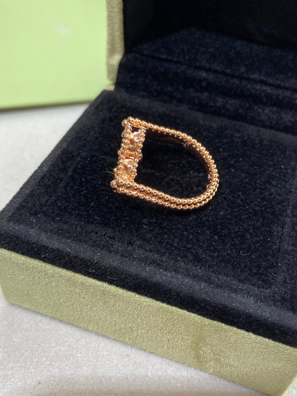 [Luna Brilliance]CLOVER RIVERSIBLE RING ROSE GOLD COLLECTION