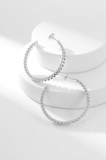 [Luna Brilliance]CLASH HOOP EARRINGS