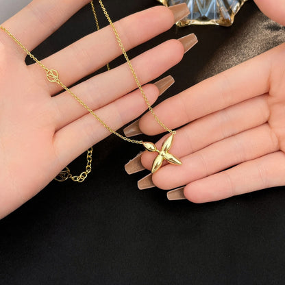 [Luna Brilliance]LOUISETTE GOLD NECKLACE