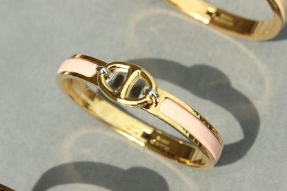 [Luna Brilliance]CLIC CHAINE GOLD BRACELET