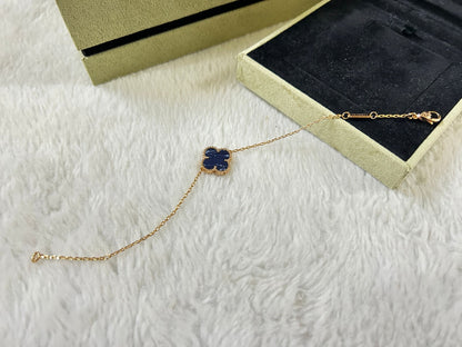 [Luna Brilliance]CLOVER 1 MOTIF PIETERSITE BRACELET