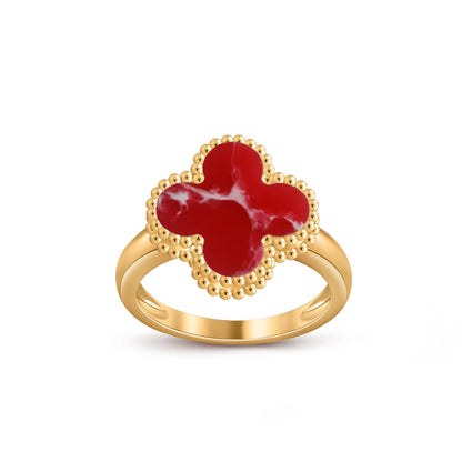 [Luna Brilliance]CLOVER RING GOLD COLLECTION