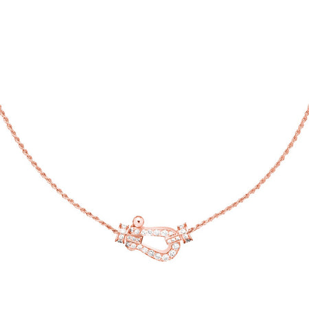 [Luna Brilliance]FORCE 10 PINK GOLD DIAMOND NECKLACE