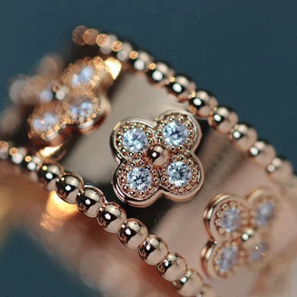 [Luna Brilliance]CLOVER KALEIDOSCOPE RING 10MM