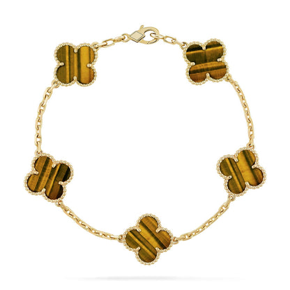 [Luna Brilliance]THICK GOLD-PLATED CUSTOM SIZE EDITION GOLD BRACELET COLLECTION,5 MOTIFS