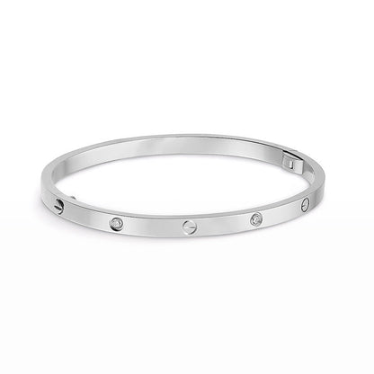 [Luna Brilliance]LOVE BRACELET 3.65MM 6 DIAMONDS