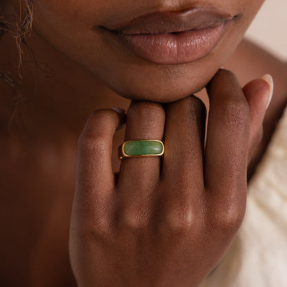 Jade Signet Ring