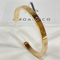 [Luna Brilliance]LOVE BRACELET 6.1MM OPEN CUFF