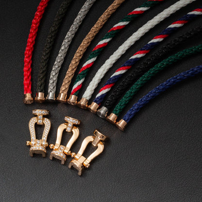 [Luna Brilliance]FORCE LARGE HORSESHOE NO DIAMOND BRACELET ROSE GOLD