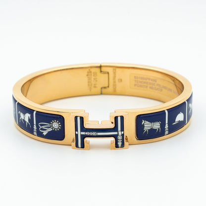 [Luna Brilliance]H BRACELET BLUE CERAMIC