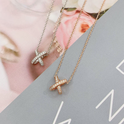 [Luna Brilliance]JEUX DE DIAMOND NECKLACE