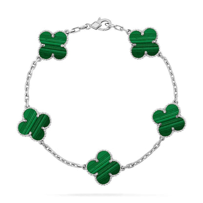 [Luna Brilliance]CLOVER SILVER BRACELET COLLECTION,5 MOTIFS