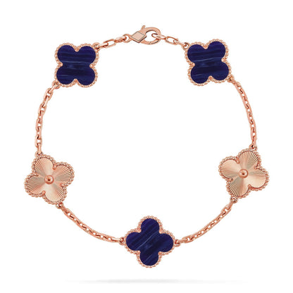 [Luna Brilliance]CLOVER LASER ROSE GOLD BRACELET COLLECTION,5 MOTIFS