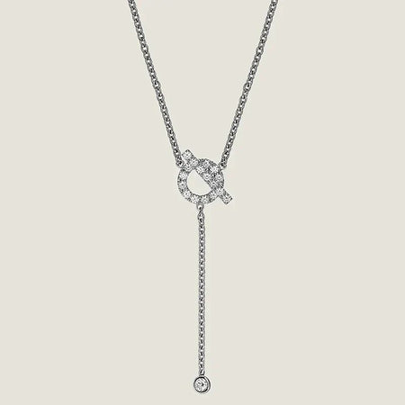 [Luna Brilliance]FINESSE SILVER DIAMOND NECKLACE