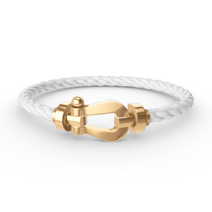 [Luna Brilliance]FORCE LARGE HORSESHOE NO DIAMOND BRACELET GOLD