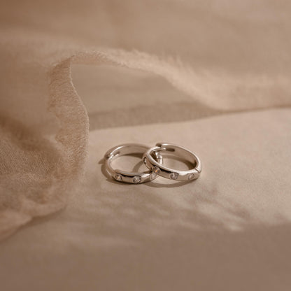 Mini Diamond Sprinkle Huggies