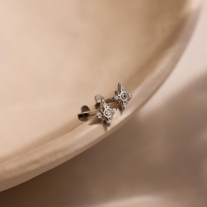 Starburst Flat Back Studs