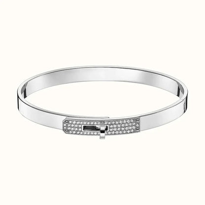 [Luna Brilliance]KELLY SILVER DIAMOND BRACELET