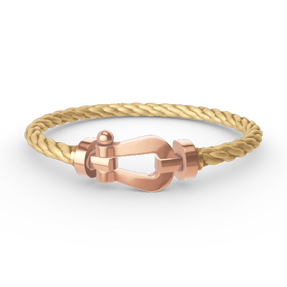 [Luna Brilliance]FORCE LARGE HORSESHOE NO DIAMOND BRACELET ROSE GOLD