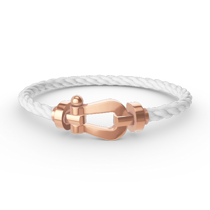 [Luna Brilliance]FORCE LARGE HORSESHOE NO DIAMOND BRACELET ROSE GOLD