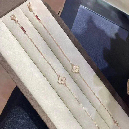 [Luna Brilliance]CLOVER SINGLE FLOWER BRACELET