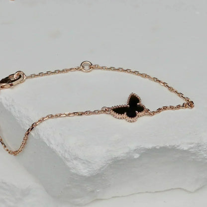 [Luna Brilliance]BUTTERFLY ONYX  BUTTERFLY BRACELET